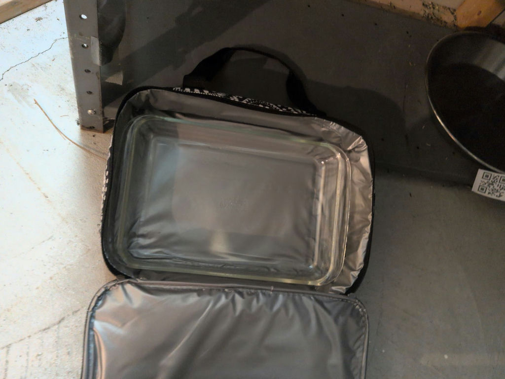 Stainless Steel Bowl, Glass Baking Dish with Insulated Carrying Bag - image 3 of 4
