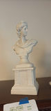 White Classical Bust Sculpture - thumbnail 1 of 3