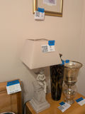Cherub Table Lamp with Fabric Shade - thumbnail 3 of 4