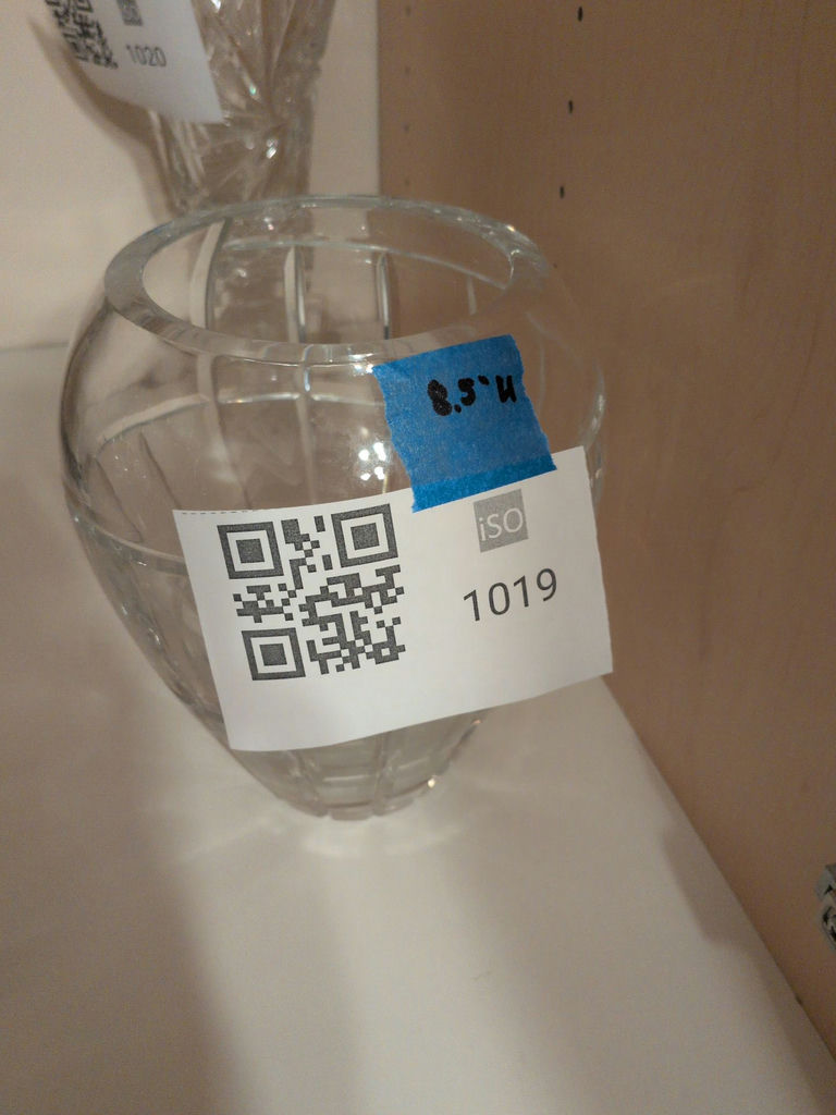 Clear Cut Glass Vase - image 4 of 4