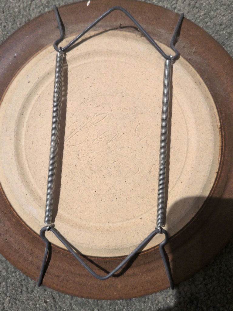Two Decorative Ceramic Landscape Wall Plates - image 7 of 7