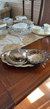 Silver-Tone Serving Platter and Covered Dish - thumbnail 1 of 12