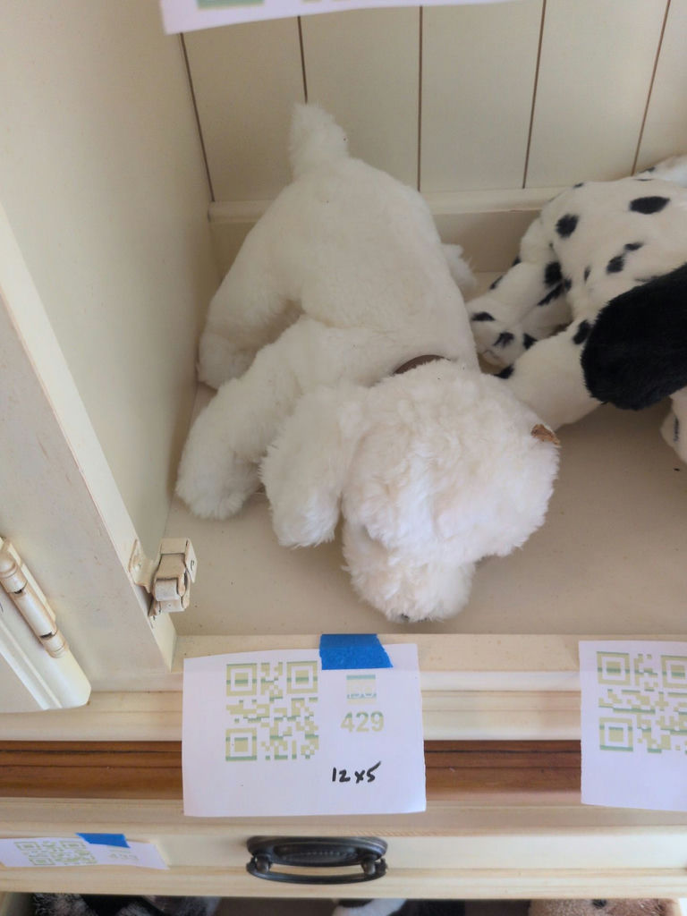 TY Classic White Plush Dog - image 1 of 4
