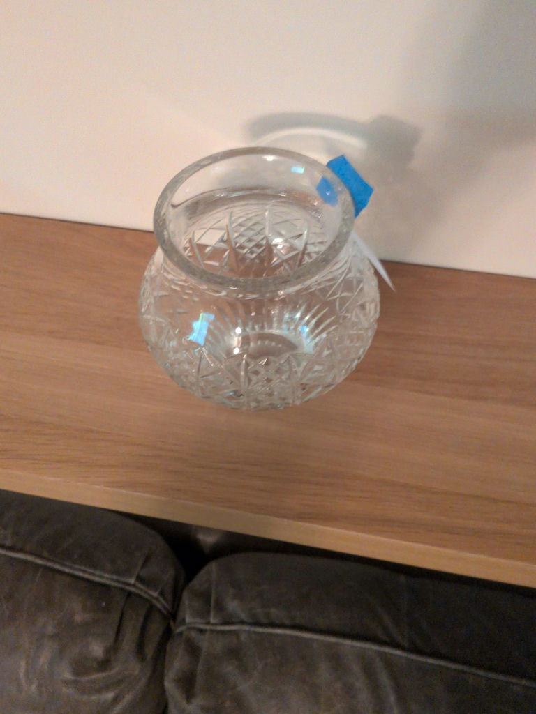 Cut Glass Vase - image 4 of 4