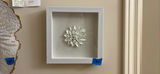 Metal Floral Wall Sculpture and Framed Flower Wall Art - thumbnail 3 of 5