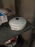 White Ceramic Cookware and Covered Serving Dish - thumbnail 2 of 7