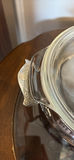 Silver-Tone Serving Bowl with Anchor Hocking Glass Bowl And Lid - thumbnail 3 of 6