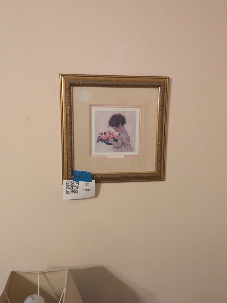 Framed "Momma's Roses" Print by J. Willcox Smith - image 1 of 4
