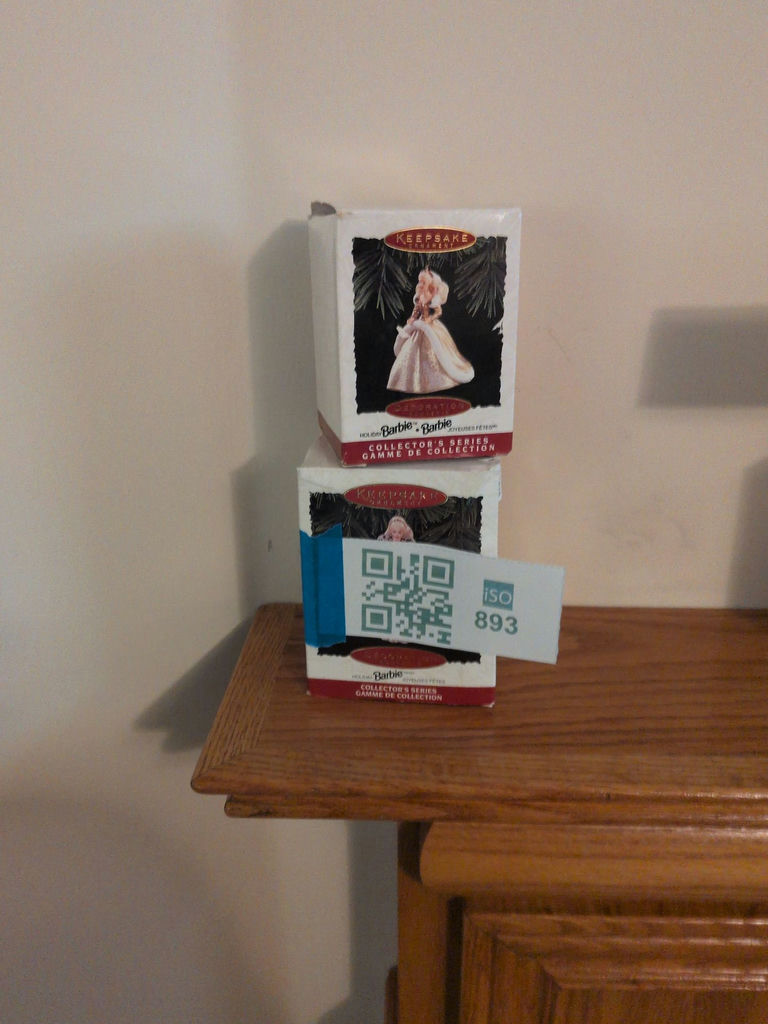 Hallmark Keepsake Holiday Barbie 1994 Ornaments with Box - image 1 of 9