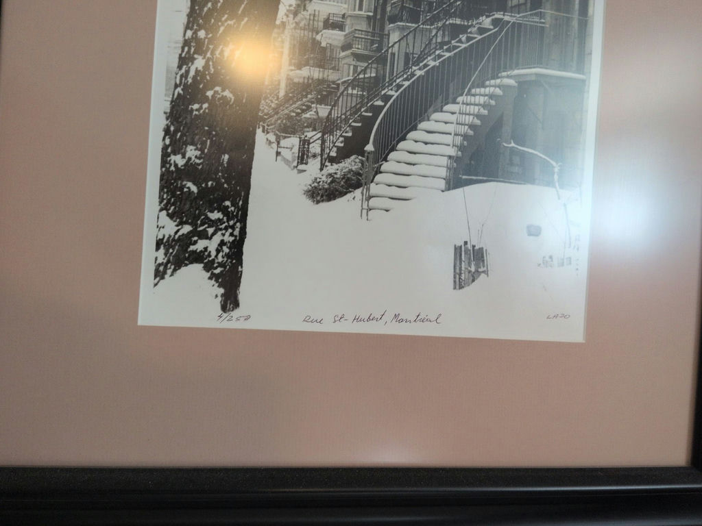 Set of Three Framed Black and White Montreal Street Prints - image 5 of 8