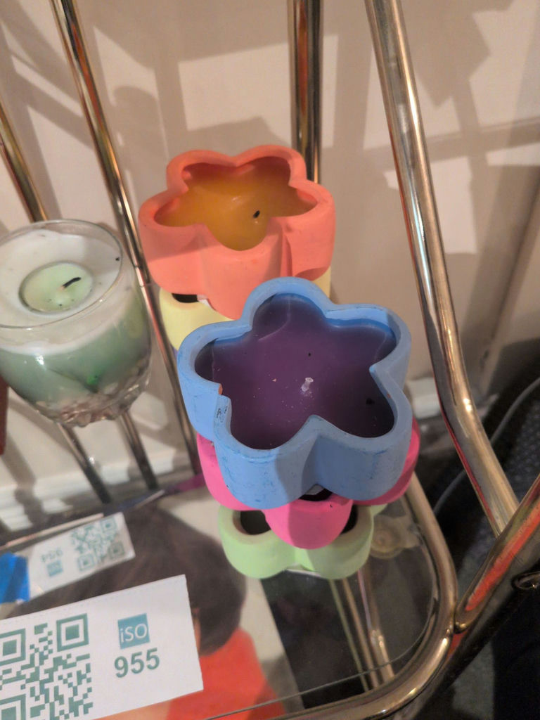 Assorted Decorative Candles and Candle Holders - image 3 of 7