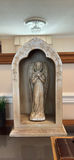 Angel Figurine in Wooden Arch Display - thumbnail 1 of 5