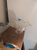 Clear Glass Pedestal Bowl - thumbnail 2 of 4