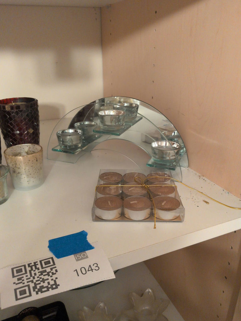 Glass Candle Holders and Decorative Candles - image 7 of 7