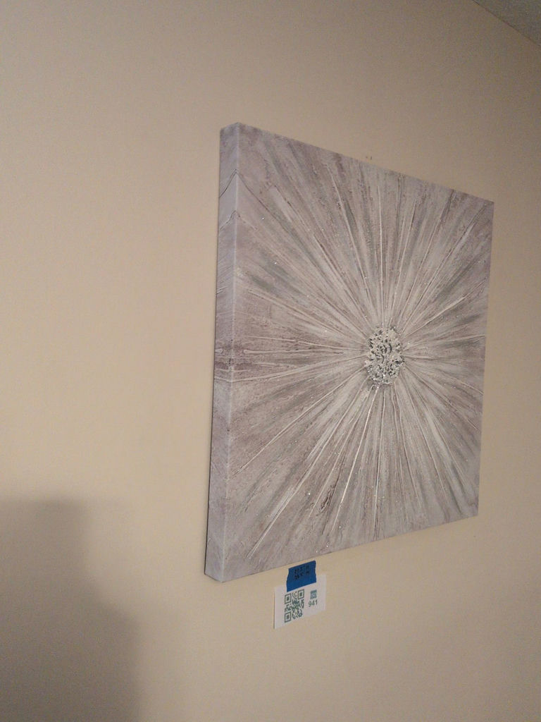 Abstract Textured Floral Canvas Wall Art - image 3 of 4