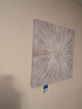 Abstract Textured Floral Canvas Wall Art - thumbnail 3 of 4