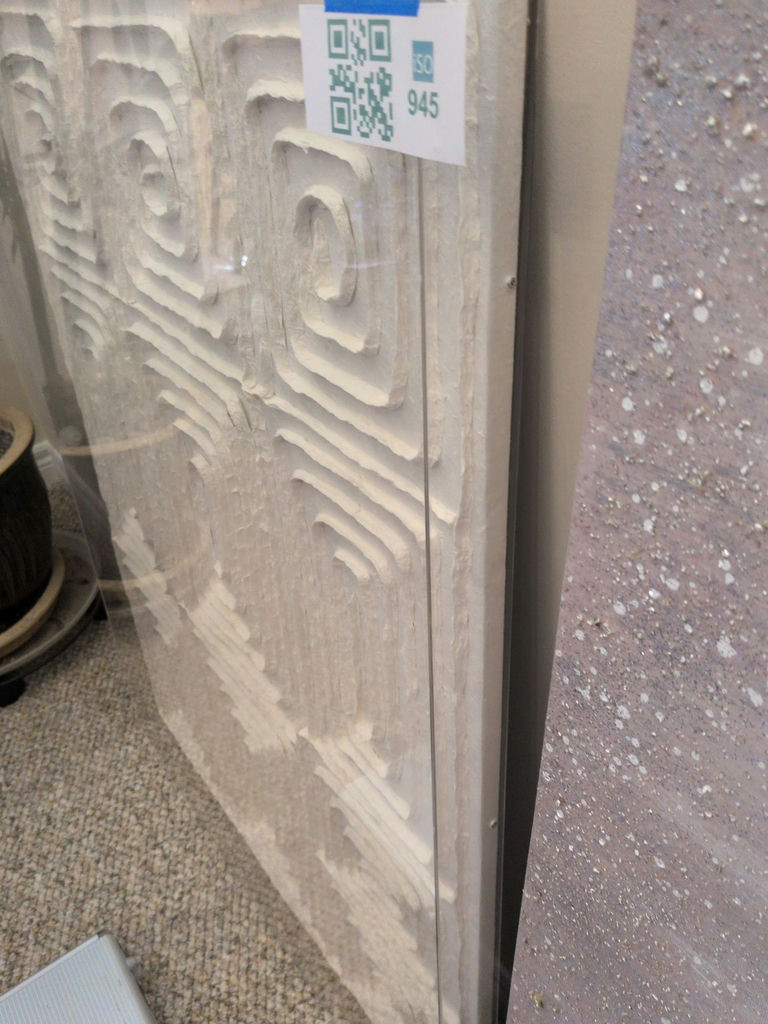 Framed Abstract Textured Wall Art Panel - image 3 of 5