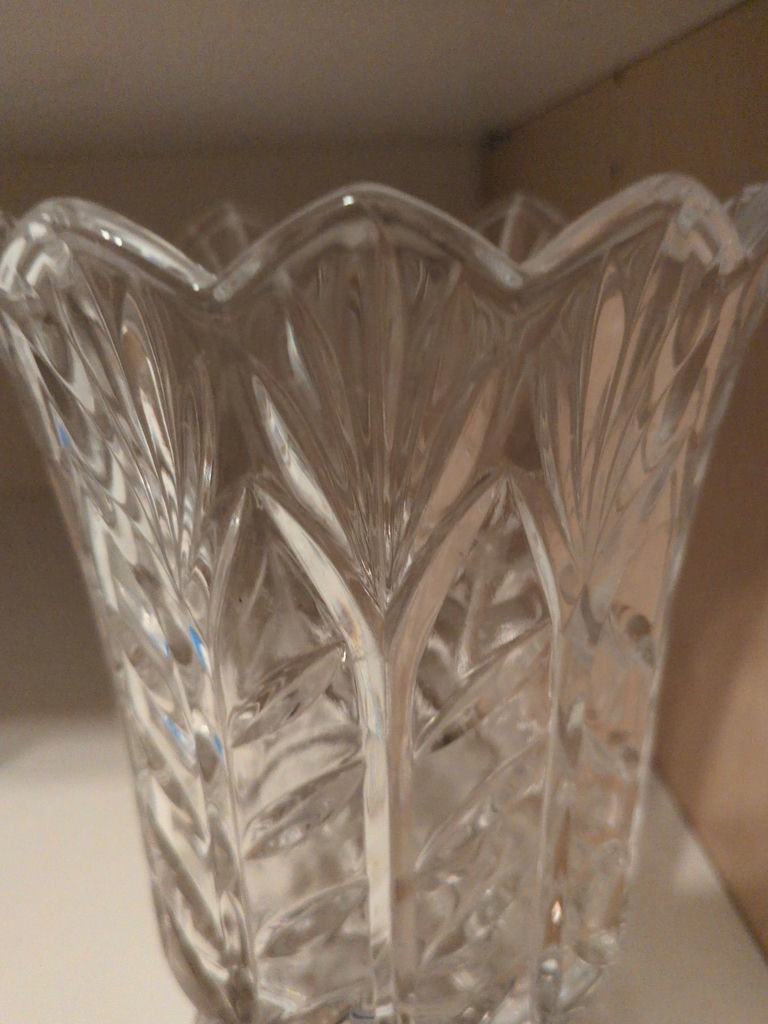 Cut Glass Vase - image 3 of 5