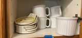 White Ceramic Soup Mugs With Lids - thumbnail 3 of 3