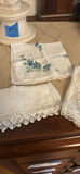 Decorative Bust Sculpture and Assorted Lace Handkerchiefs - thumbnail 4 of 5