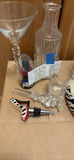 Decorative Glassware and Ceramic Zebra Print High Heel Shoe - thumbnail 3 of 4