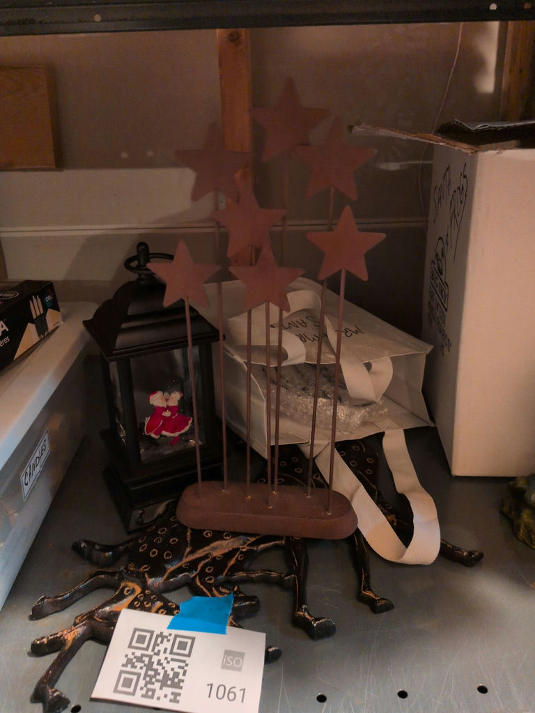 Decorative Metal Deer Figures and Various Christmas Decor - image 7 of 7