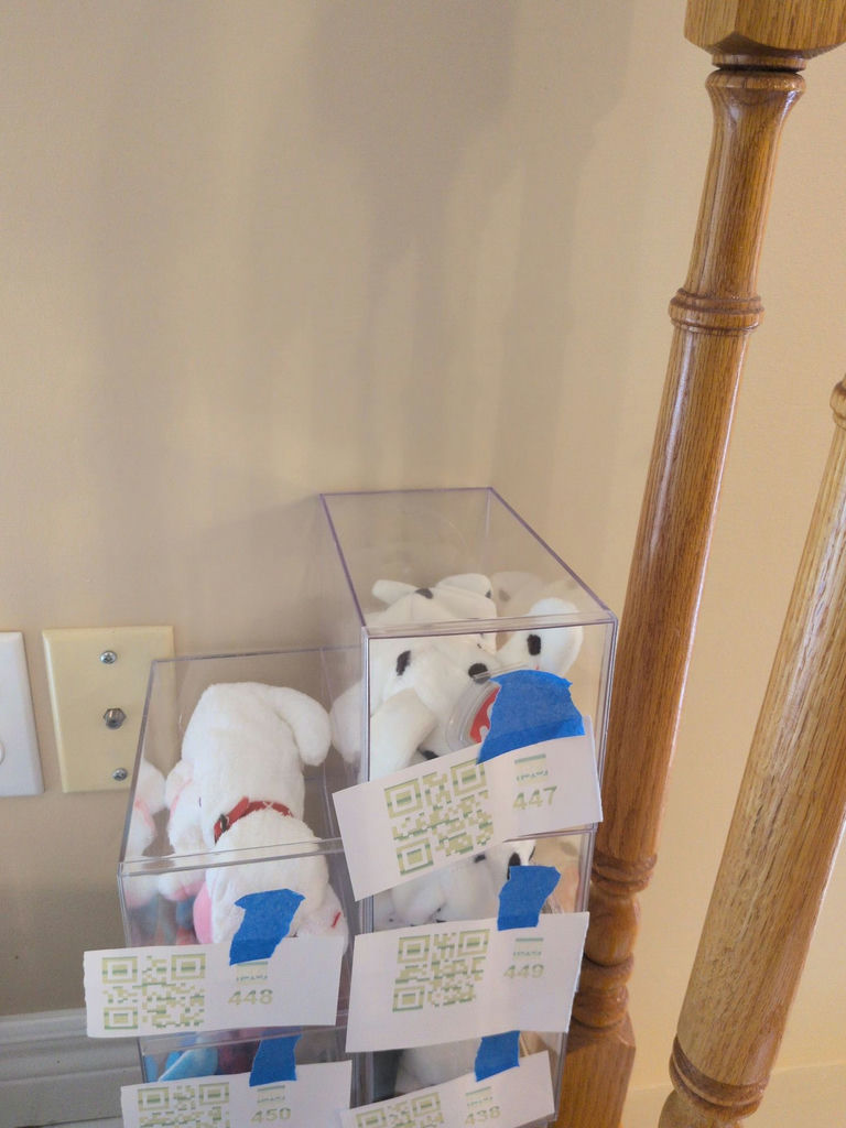 TY Beanie Baby 'Sparky' in Clear Display Case - image 1 of 4