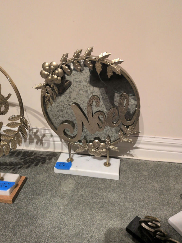 Decorative Metal and Wood Tabletop Signs - image 4 of 7