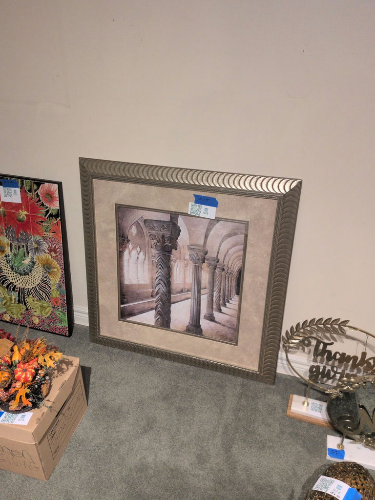 Framed Architectural Wall Art Print - image 1 of 4