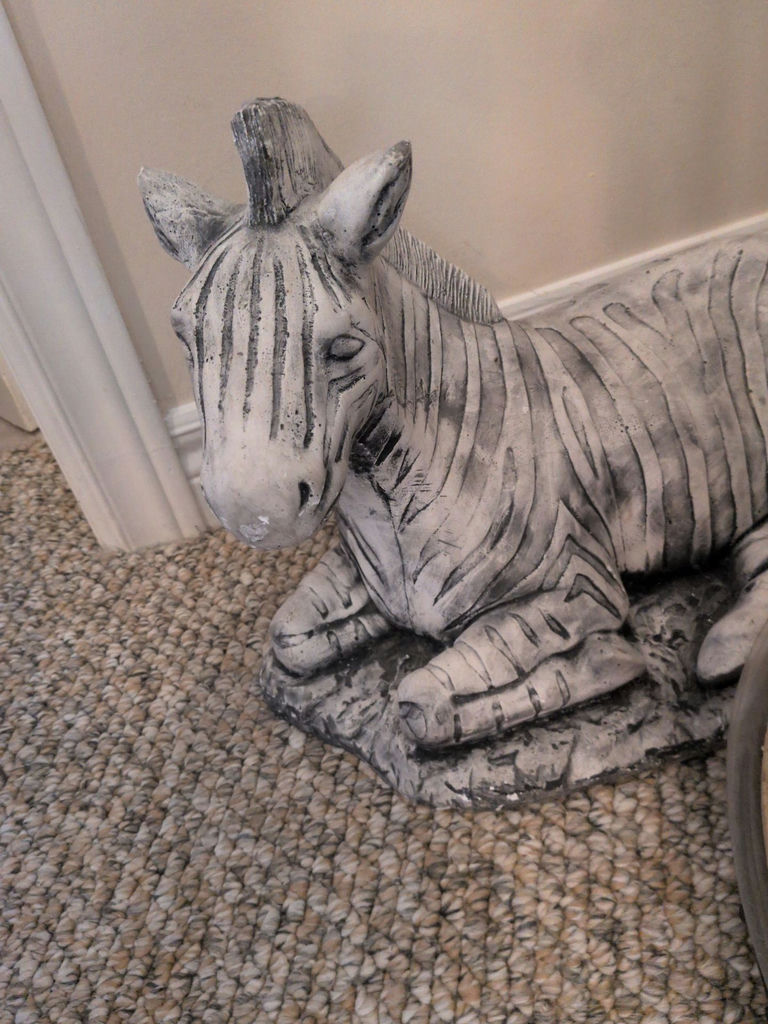 Zebra Figurine Statue - image 2 of 4