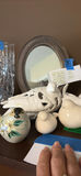 Decorative Bird Figurines and Oval Mirror - thumbnail 3 of 4