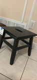 Black Wooden Step Stool - thumbnail 3 of 4