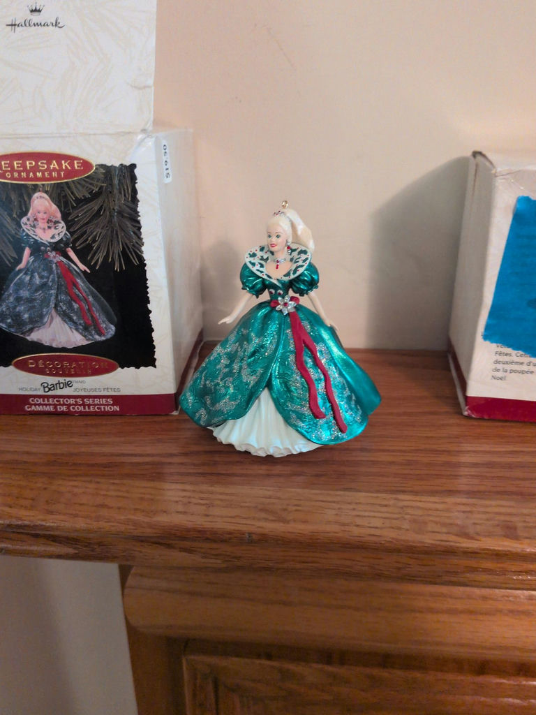 Hallmark Keepsake Holiday Barbie 1994 Ornaments with Box - image 8 of 9