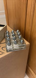 Decorative Napkin Holder, Paper Napkins, and Glass Shaker Set - thumbnail 4 of 6