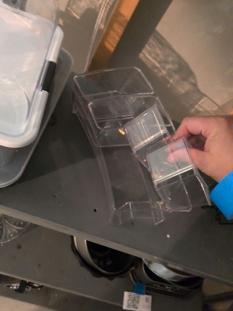 Plastic Bread Box, Covered Tray, and Clear Organizer Bins - image 4 of 7