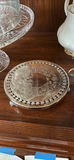 Cut Glass Covered Dish and Small Glass Bowl with Silver-Tone Holders - thumbnail 9 of 11