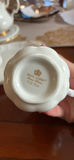 Royal Albert Bone China Val D'Or Creamer, Sugar Bowl, and Tray - thumbnail 9 of 10