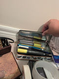 Desk Lamp, Wooden Organizer Box, and Office Supplies - thumbnail 7 of 11