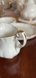 Royal Albert Bone China Val D'Or Creamer, Sugar Bowl, and Tray - thumbnail 7 of 10