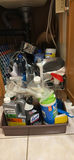 Assorted Household Cleaning Supplies and Kitchen Items - thumbnail 1 of 7
