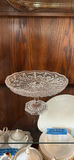 Cut Glass Pedestal Cake Stand - thumbnail 1 of 4