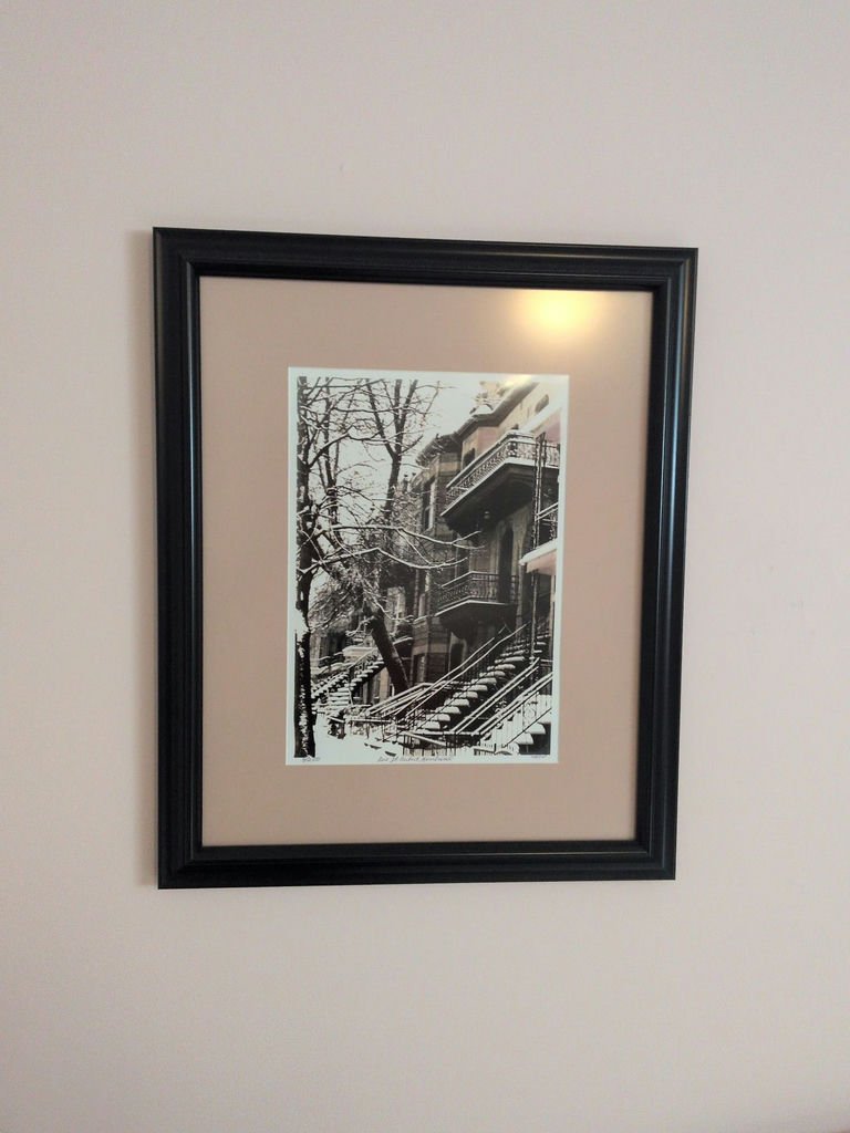 Set of Three Framed Black and White Montreal Street Prints - image 2 of 8