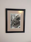 Set of Three Framed Black and White Montreal Street Prints - thumbnail 2 of 8