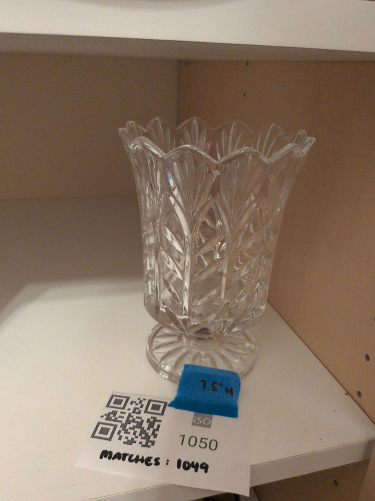 Cut Glass Vase - image 1 of 5