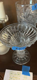 Cut Glass Pedestal Bowl and Vase - thumbnail 3 of 5
