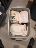 Storage Bin of Christmas Towels and Linens - thumbnail 2 of 9