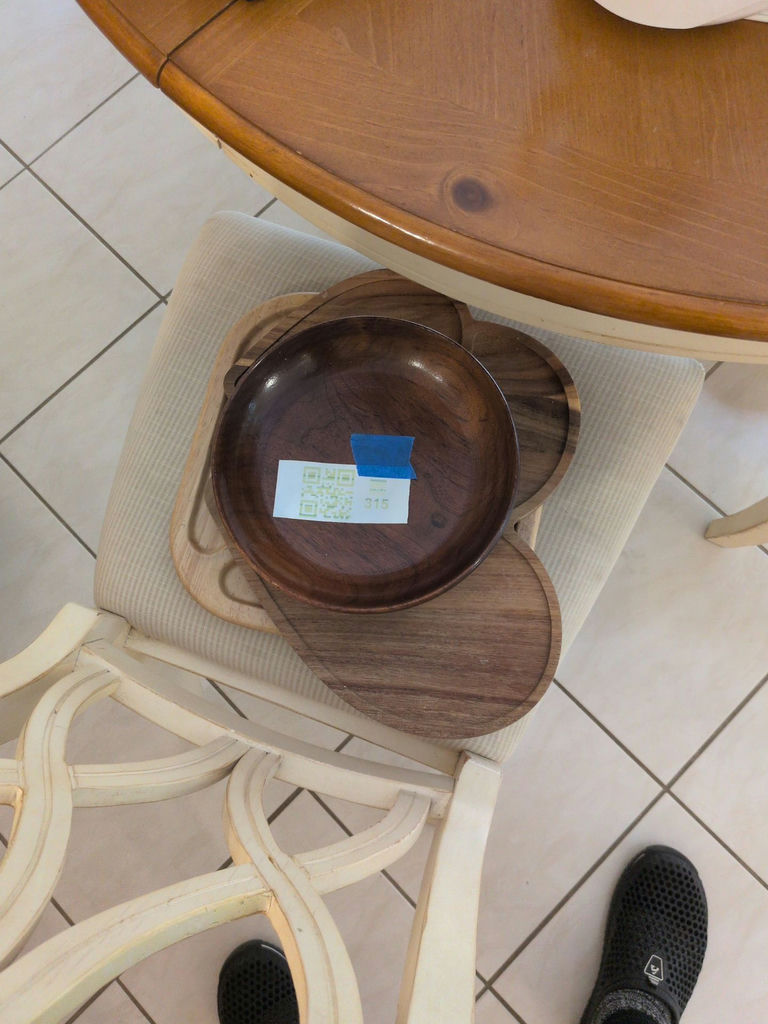 Wood Serving Trays and Wooden Bowl - image 1 of 4