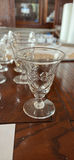 Set of Eight Cut Crystal Stemmed Glasses - thumbnail 3 of 4