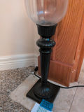 Black Candle Holder With Glass Hurricane Shade - thumbnail 3 of 5