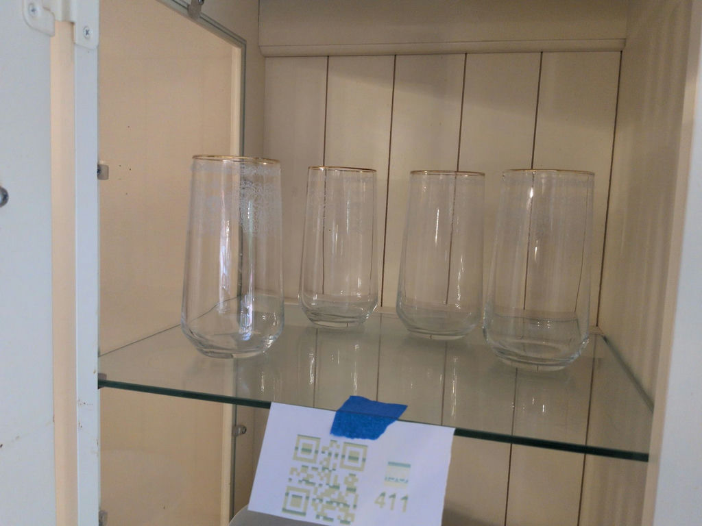 Set of Four Decorative Glass Tumblers - image 4 of 4
